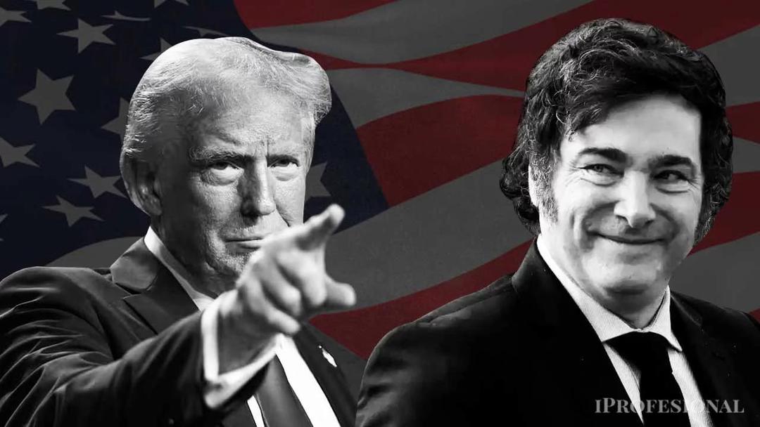 Javier Milei con Donald Trump