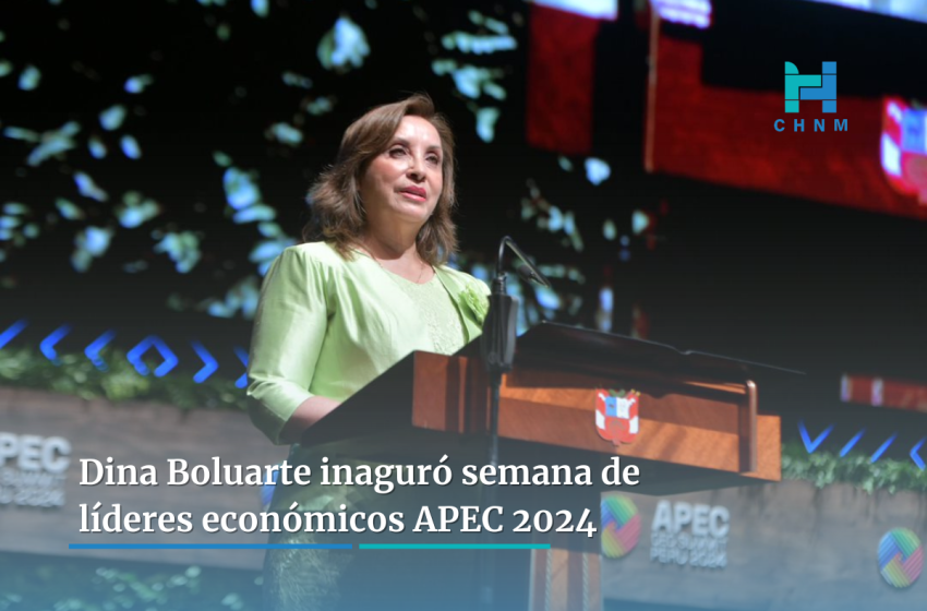 迪娜·博卢阿特 (Dina Boluarte) 为 APEC 2024 年经济领导人周揭幕