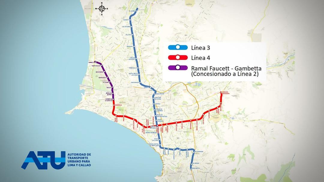 ATU | ¿Sabías qué? Las Líneas 3 y 4 se construirán mediante un contrato de  Gobierno a Gobierno