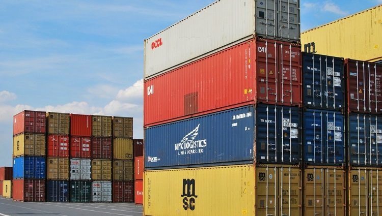 码头、贸易、货物、出口、交换、集装箱、750x425