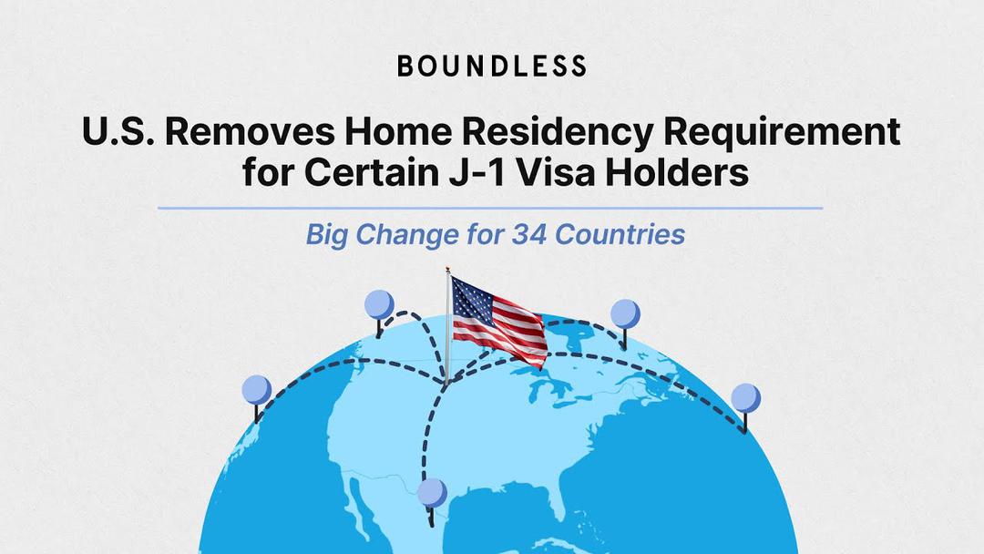 U.S. Removes Home Residency Requirement for Certain J-1 Visa Holders | Big  Change for 34 Countries 🌍