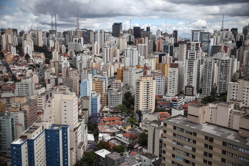 Imóveis na região central de São Paulo. — Foto: Fábio Tito/G1