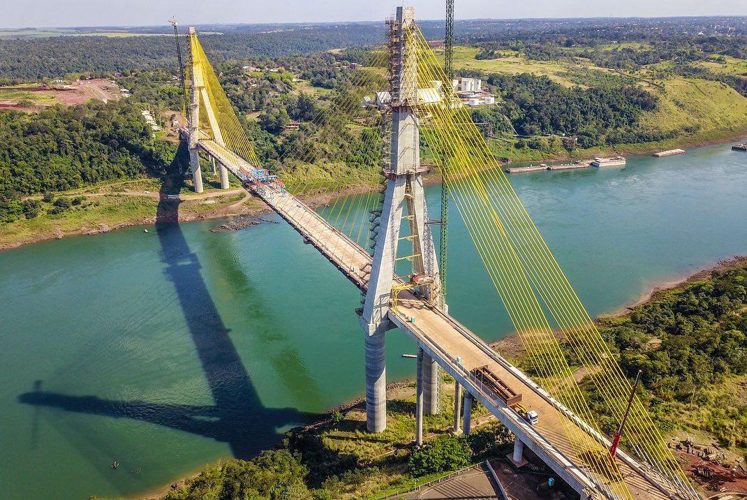 Puente de Integración Brasil-Paraguay tiene 94% de avance - PortalPortuario