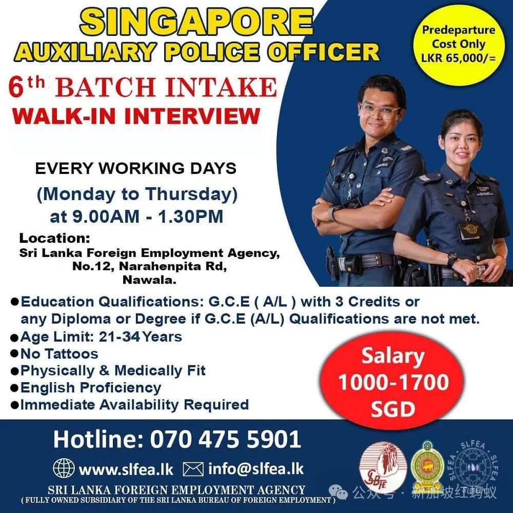 辅警月薪不差却请不到新加坡人只好从中国印度等地招聘_全球_新闻_华人头条