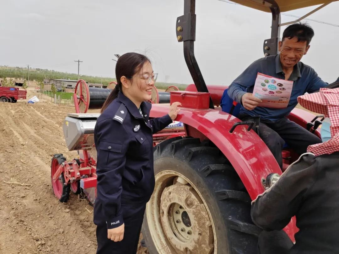 春耕一线“藏蓝”守护 靖边公安织密护农安全网