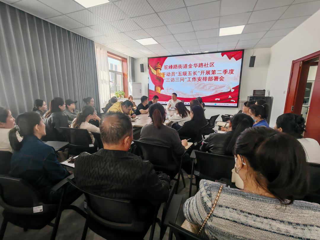 五级五长“三问三访”行动启动！金华路社区架起民意“连心桥”​