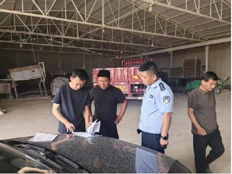 靖边公安东坑派出所：安全紧跟上 让冷链不“掉链”