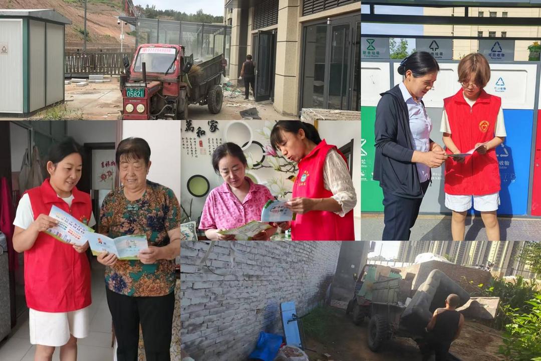 榆阳区崇文路街道春苑社区：洁净家园，分类同行！
