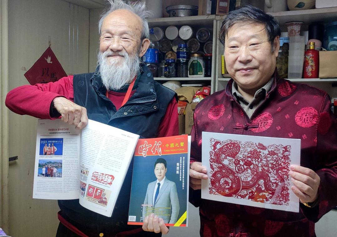 图片[6]-剪纸艺术传承：陈耀夫妇拜访洪志标先生 尽显艺术大家风范-华闻时空