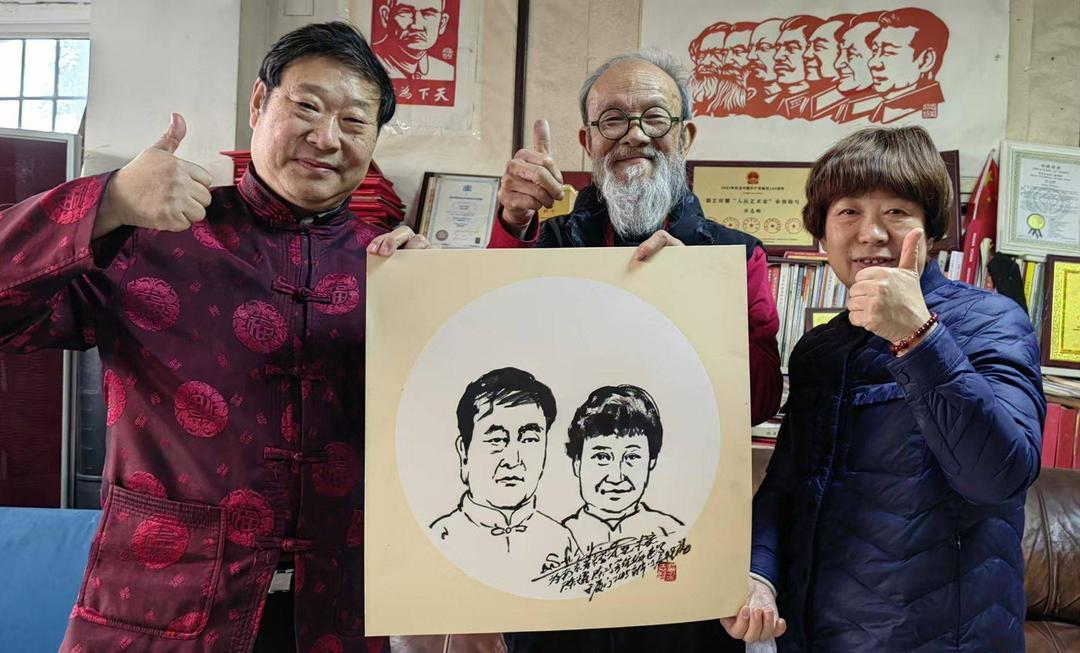 图片[5]-剪纸艺术传承：陈耀夫妇拜访洪志标先生 尽显艺术大家风范-华闻时空