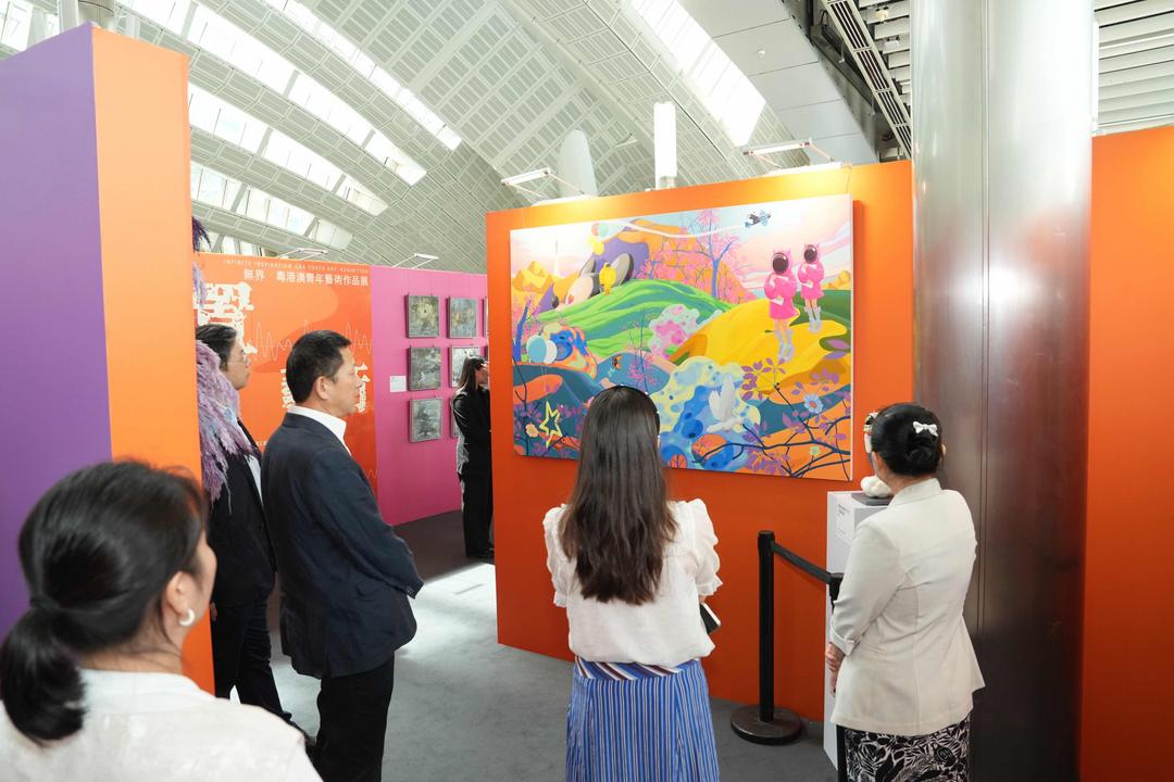 图片[4]-“无界”灵感闪耀香江 粤港澳青年艺术展在西九龙亮相-华闻时空
