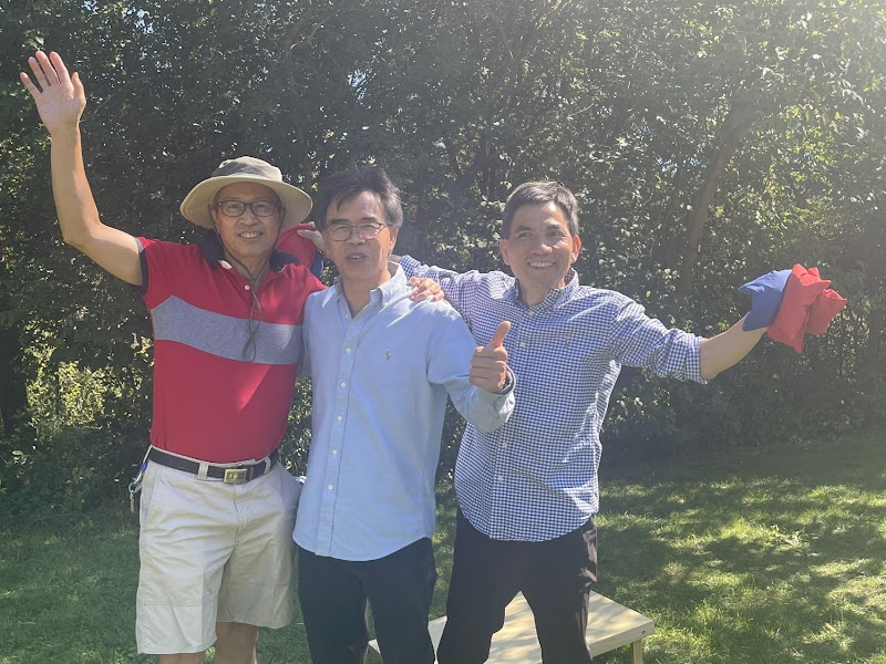 A group of men holding up their thumbsAI-generated content may be incorrect.