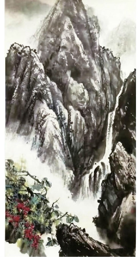 图片[2]-中国画家何瑞丽《中美山水画集展》40幅佳作亮相洛杉矶-华闻时空