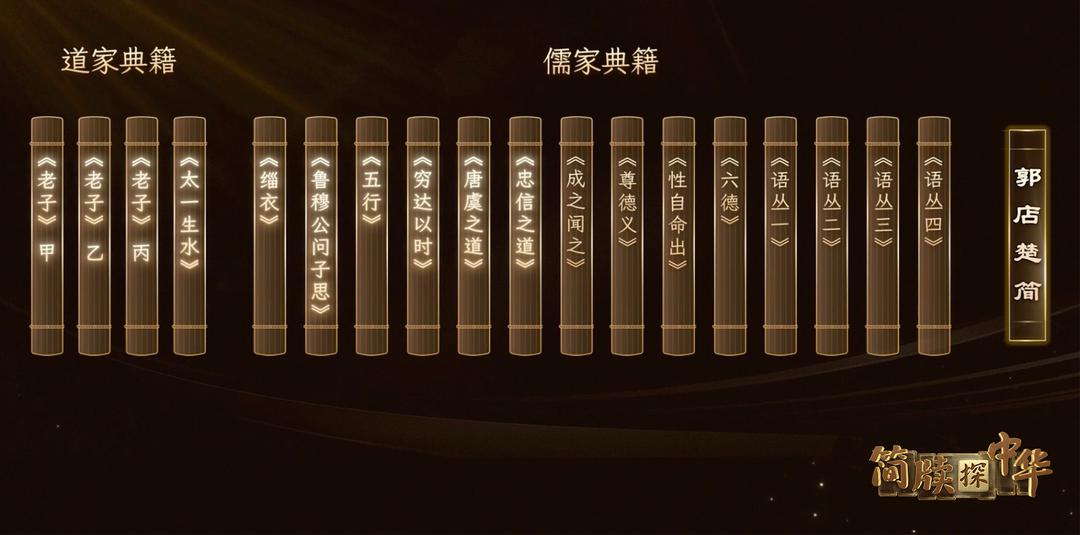 《简牍探中华》郭店楚简