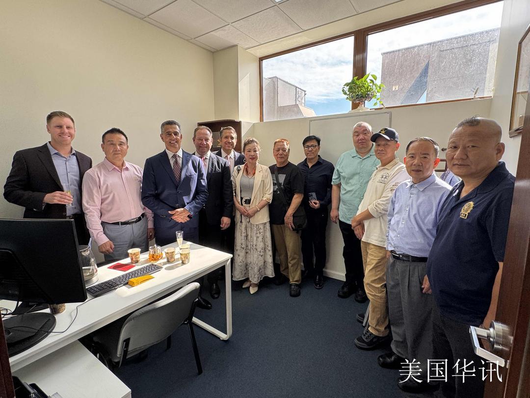 美国众望集团布鲁克林八大道办公室隆重开张华社侨领齐聚祝贺_纽约_新闻