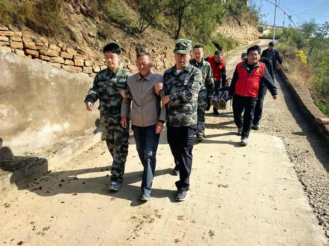 以“演”筑防 以“练”为战——吴堡县郭家沟镇开展2025年防次生灾害应急演练