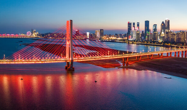 南昌赣江大桥夜景素材-南昌赣江大桥夜景图片-南昌赣江大桥夜景 ...