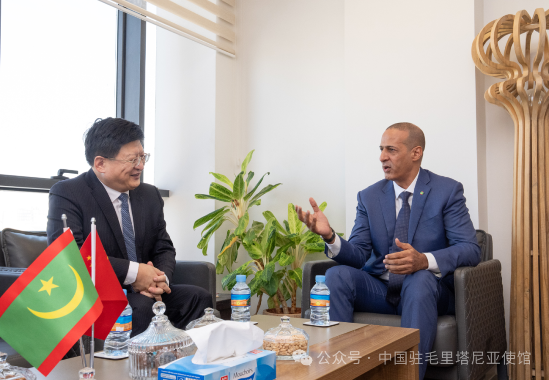 西非华声》 I 毛里塔尼亚：唐中东大使会见新任投资促进署署长_