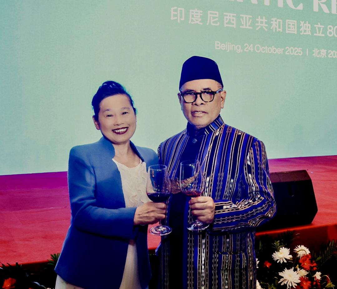 图片[3]-韦燕总裁同多国大使出席印尼独立80周年国庆招待会-华闻时空