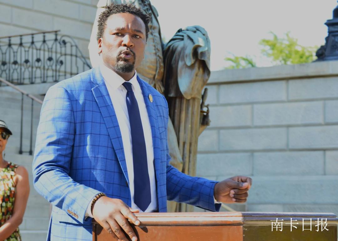 南卡民主党众议员杰梅恩·约翰逊宣布参选2026年州长_老挝_新闻_华人头条