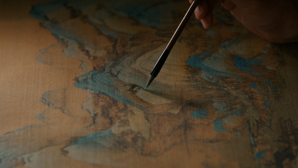 修复《千里江山图》剧照