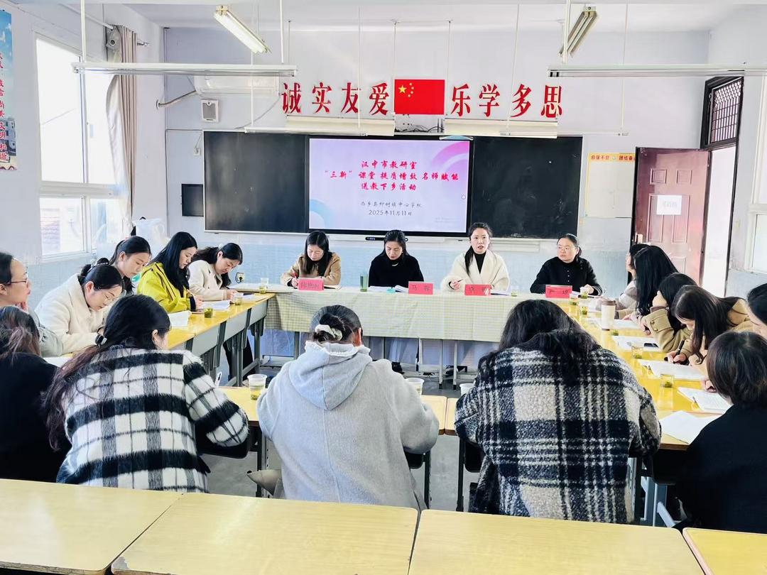 汉中百名教师齐聚柳树镇中心学校,三新课堂赋能乡村教育
