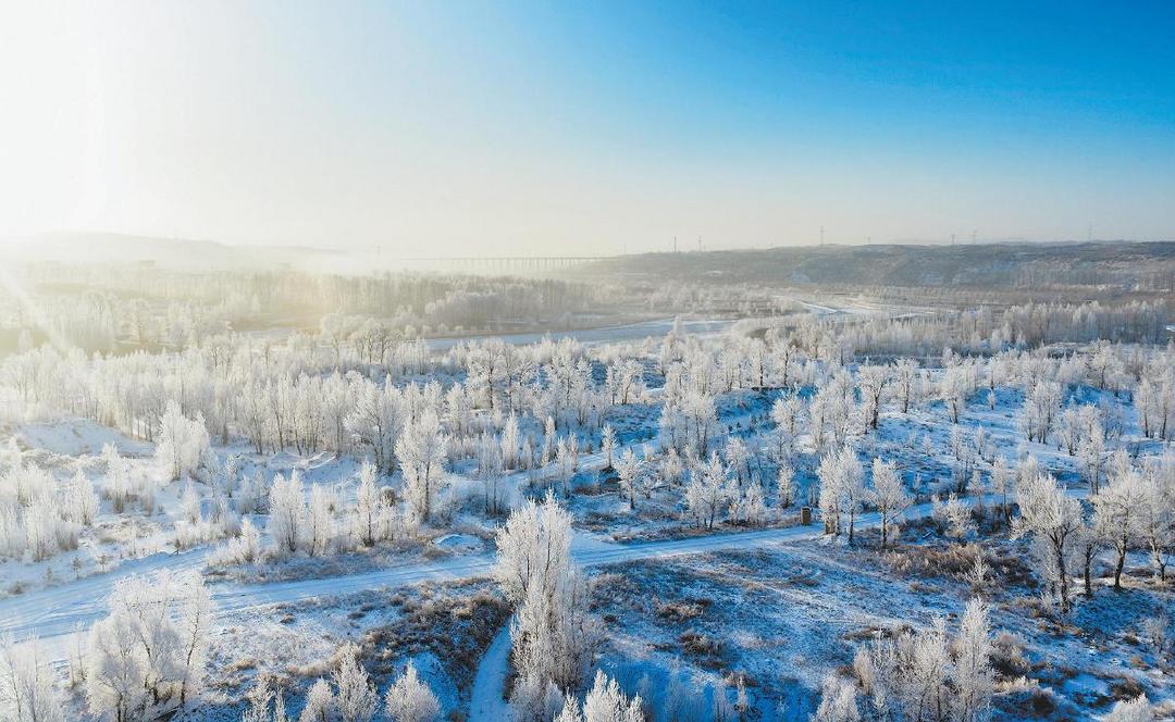 榆溪雾凇：陕北冬日的私藏秘境