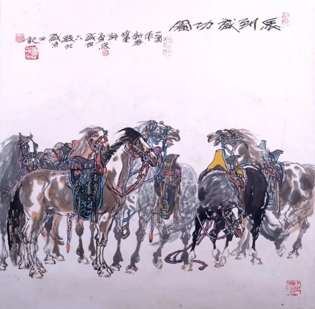 丹青墨韵绽芳华 关东画派作品亮相沈阳故宫_英国_新闻_华人头条