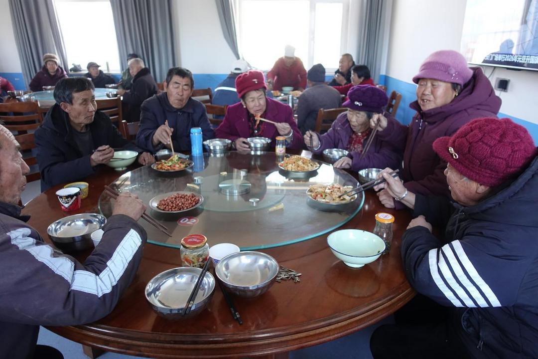 神木市大保当镇东北湾村：幸福院里年味浓 热热闹闹迎新春