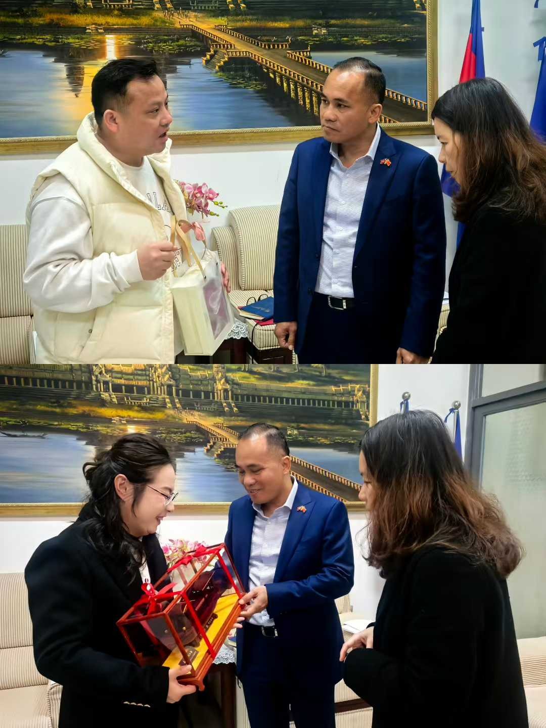 深化中柬务实合作 共绘区域发展新蓝图——中方多机构联合拜会柬埔寨王国驻南宁总领事馆(图4)