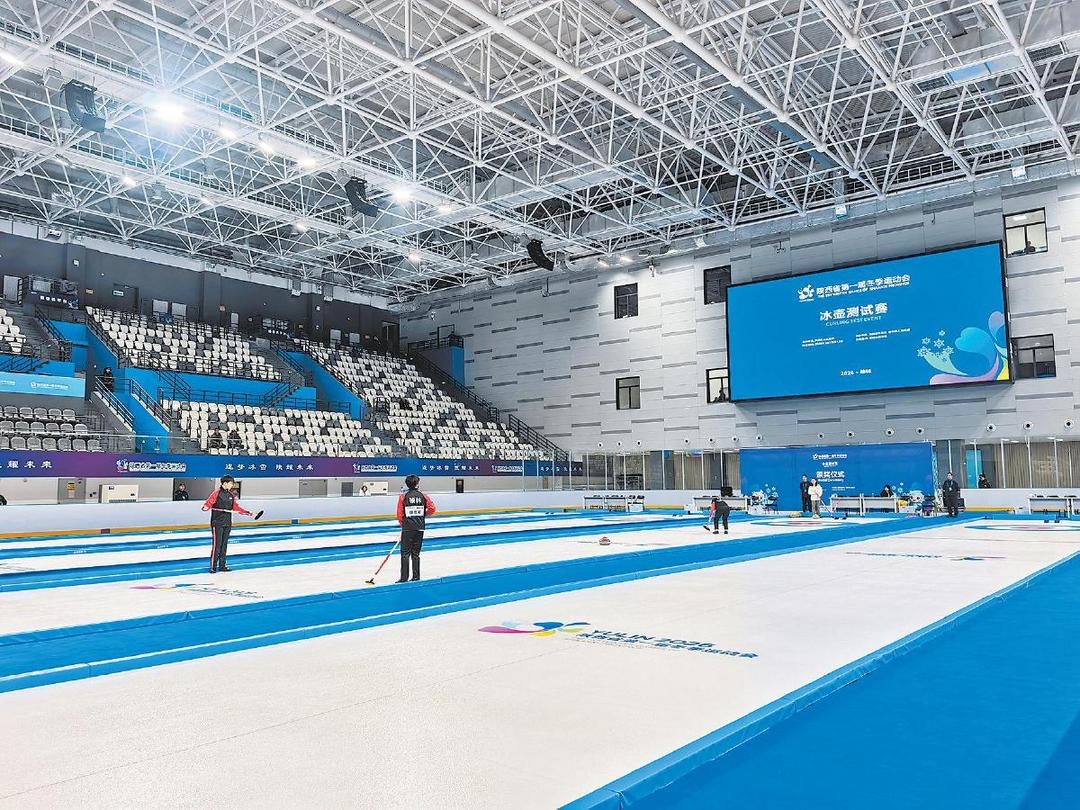 榆林市滑冰馆正式投入使用 即将迎来省一冬会赛事