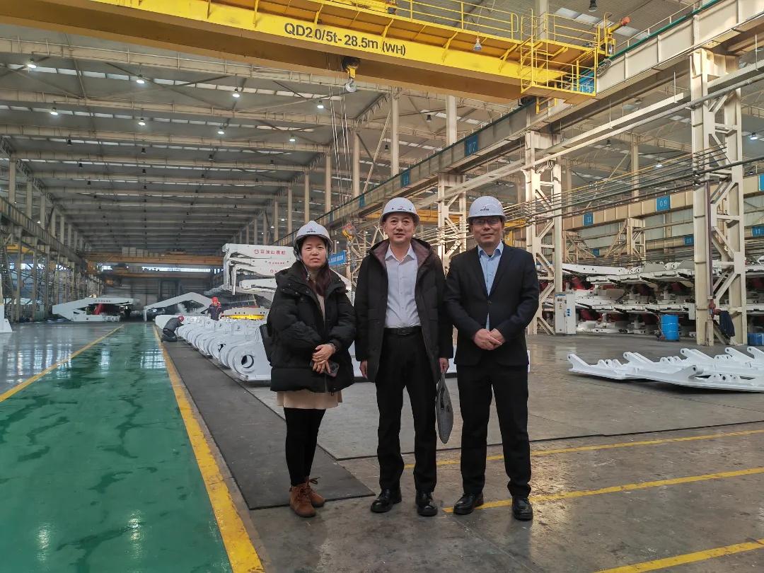 榆林国际煤博会招商组一行赴平顶山平煤机煤矿机械装备有限公司走访考察