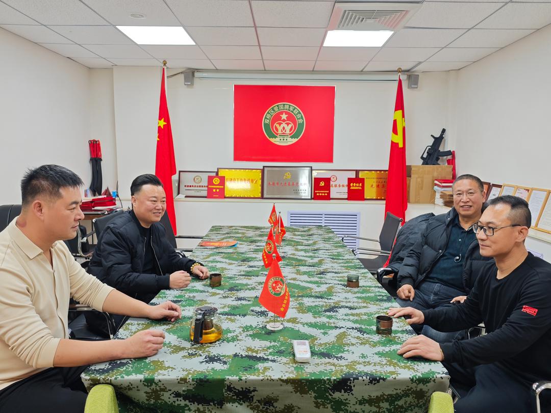 共工新闻总社副社长李贵永一行到访承德市双桥区爱国拥军联合会交流
