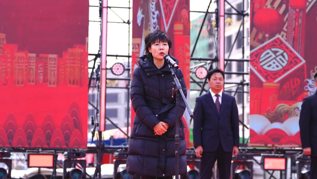 中共靖边县委常委、宣传部部长李京津宣布2026年“陕北榆林过大年”靖边分会场暨靖边县春节文化系列活动正式启动