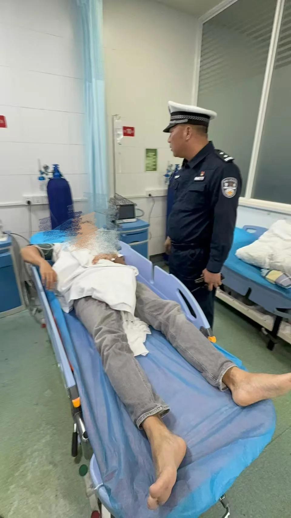 除夕生命接力 深汕交警火速护送高速突发心脏疾病司机脱险