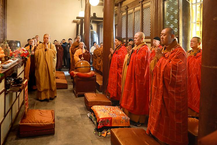 本如法师圆寂三周年追思赞颂法会在长安区净业寺庄严举行(图7)