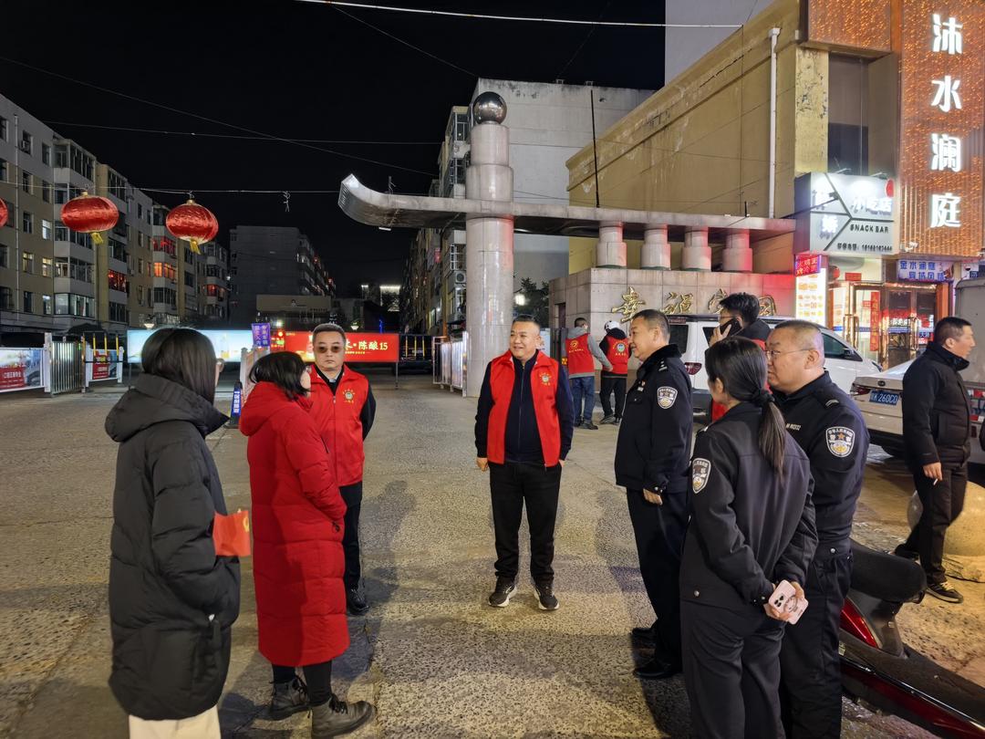 街道三级包抓保障禁放烟花工作