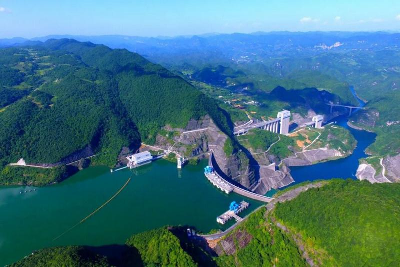 华电乌江公司构皮滩发电厂。