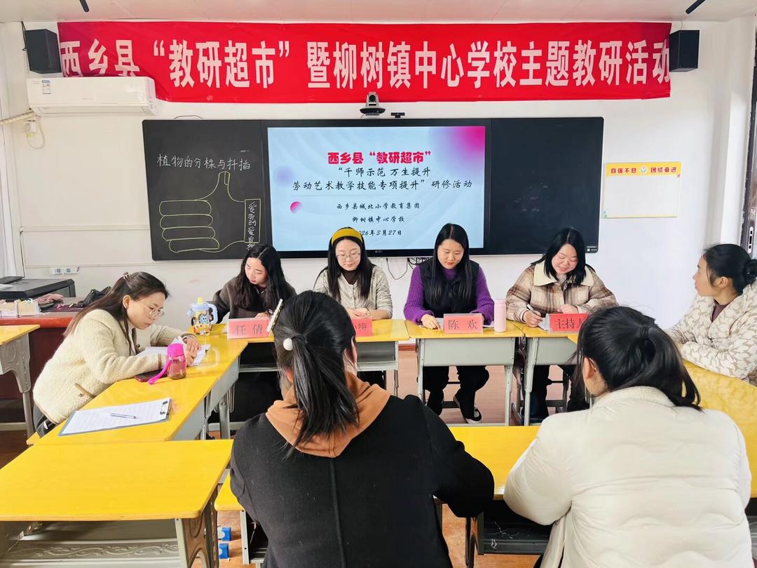 千师示范共成长 校际研思助均衡——西乡县柳树镇中心学校开展教师教学技能专项研修