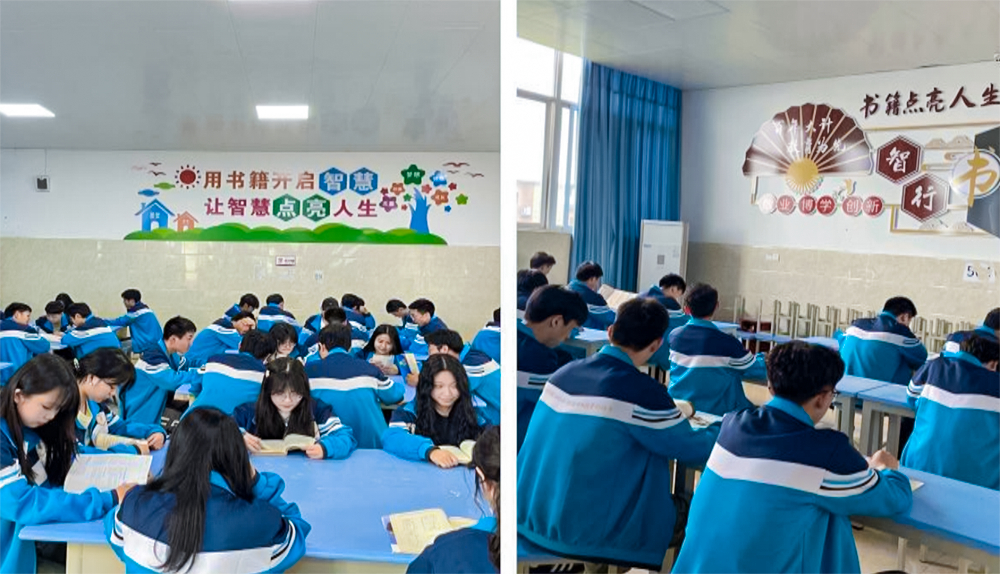 The fragrance of books nourishes campus reading and accompanies growth