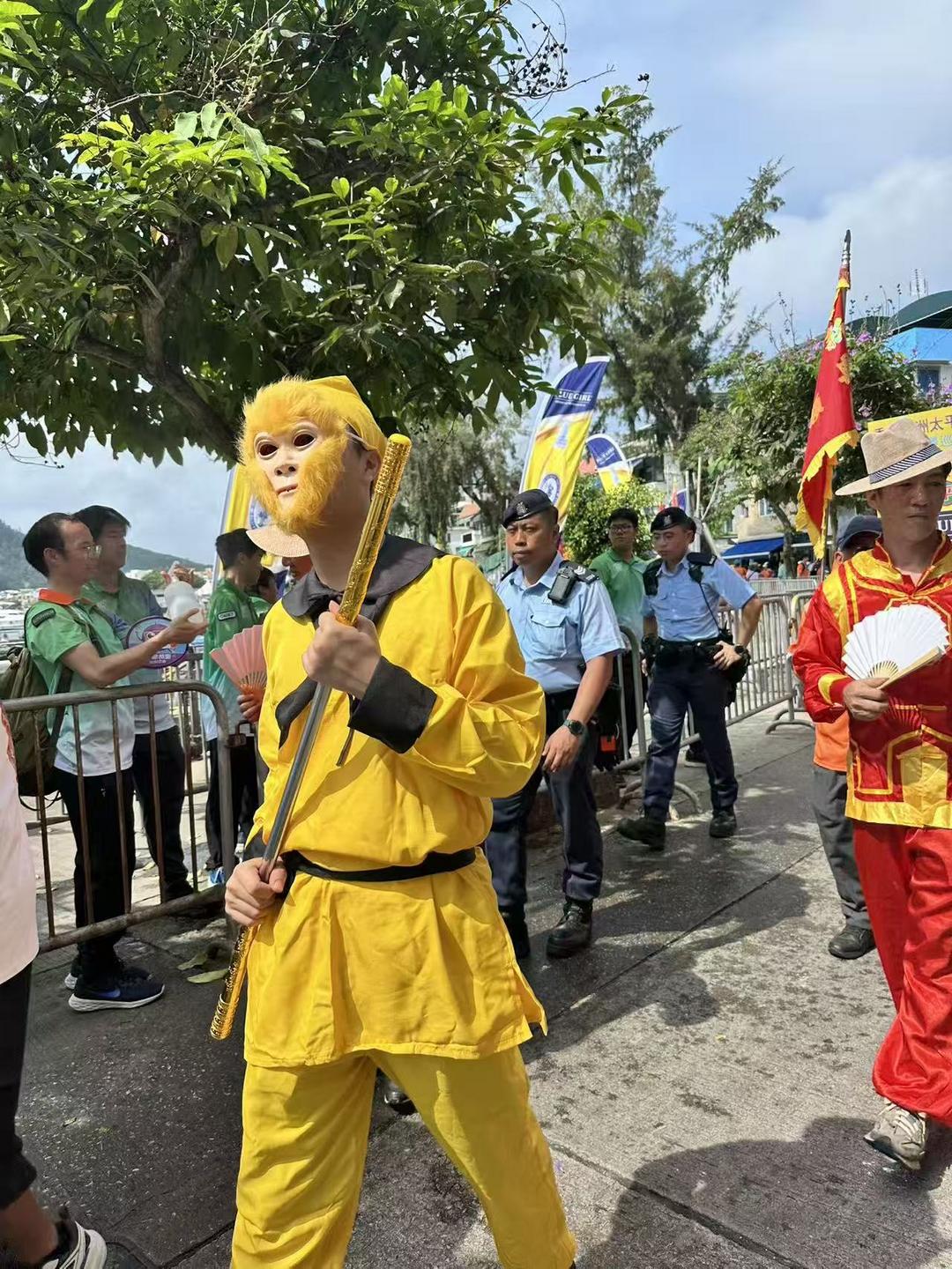 图片[7]-長洲太平清醮在佛誕節舉行 屈錦華師傅展演「七星螳螂拳」-华闻时空