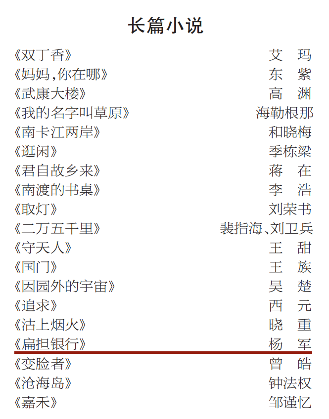 作家杨军《扁担银行》入选中国作协重点扶持，再现红色金融峥嵘岁月