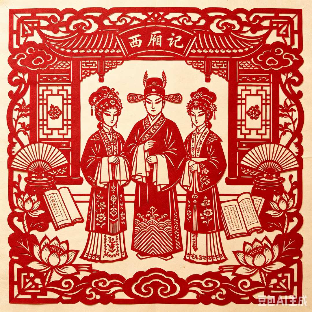纸上西厢——雷建德与国内《西厢记》剪纸的文化长征_南非_新闻_华人头条