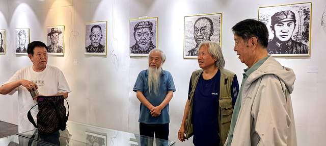 致敬民族脊梁，铭记国家记忆——“纪念抗战军人画像展”在贵阳花溪公园举行