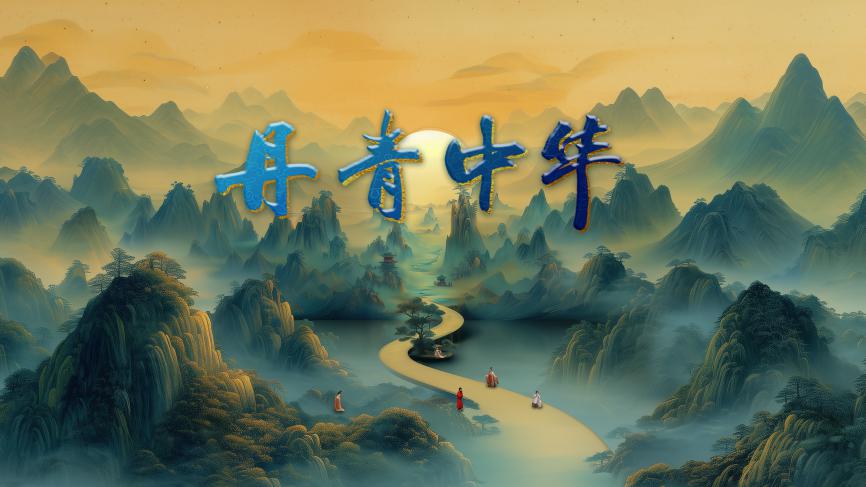 丹青中华横版海报净版