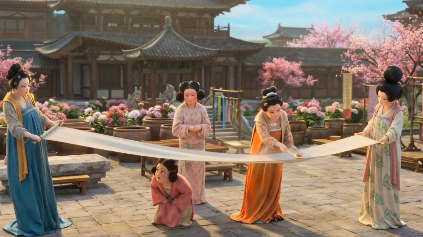 丹青中华：捣练图