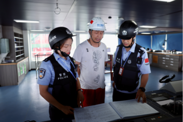 图片[3]-海南三亚南山港区首艘国际船舶顺利出境-华闻时空