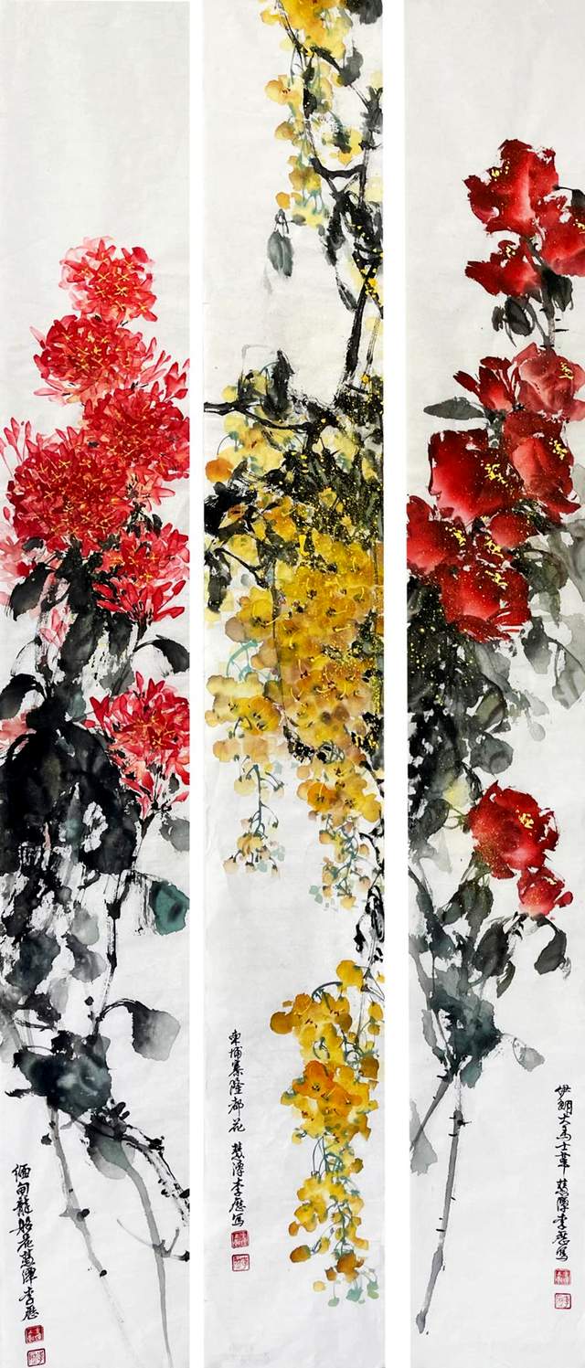 以百草生机绘时代新长征，李历受邀参展，展现艺术新风采