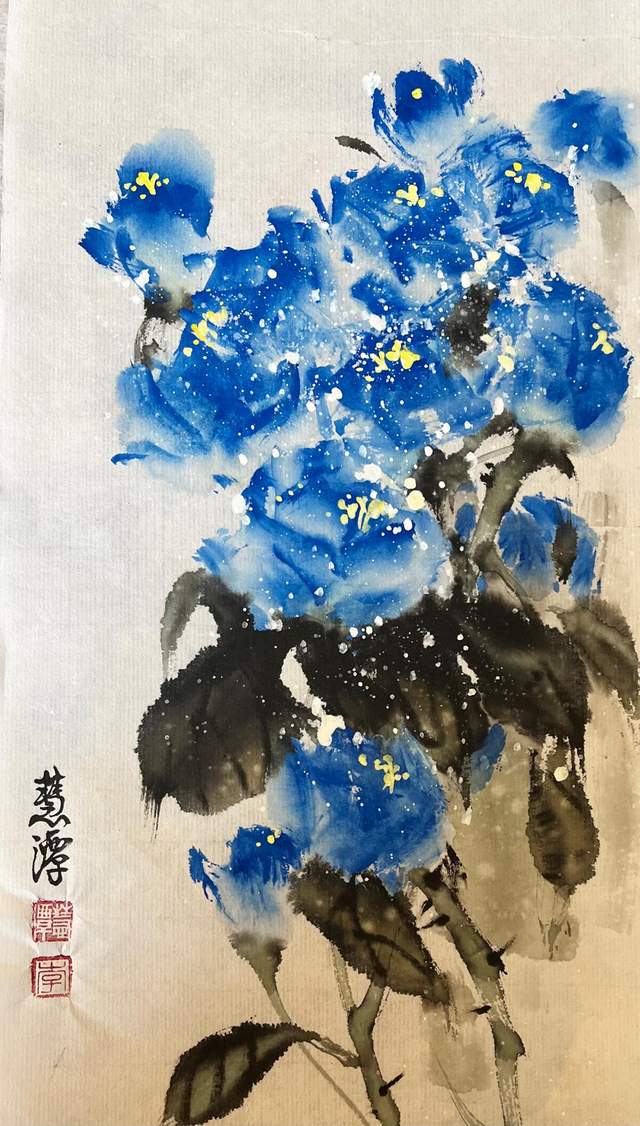 以百草生机绘时代新长征，李历受邀参展，展现艺术新风采