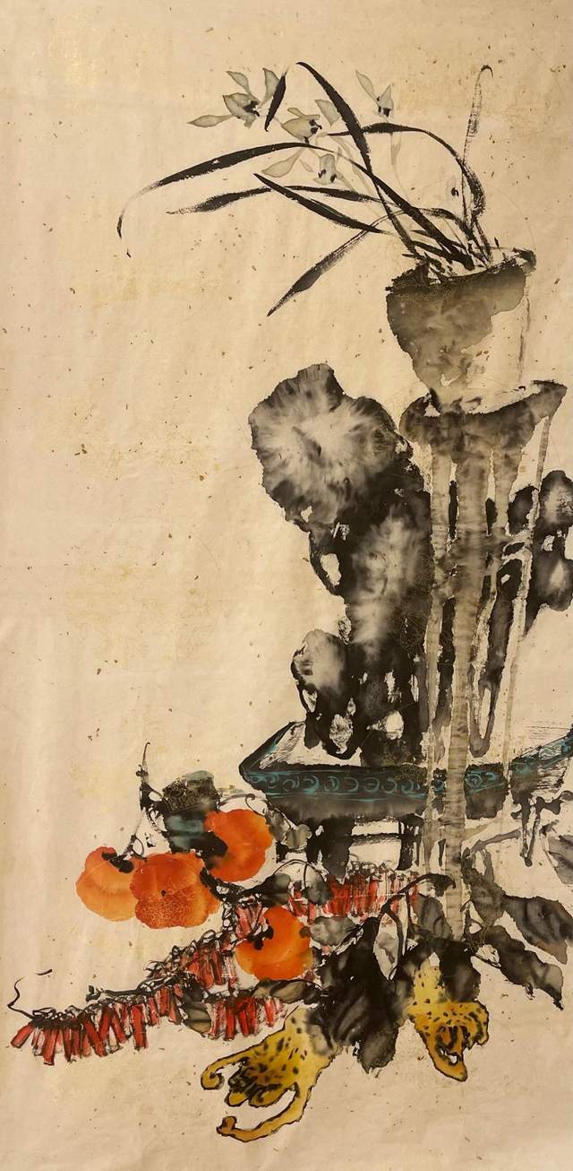 以百草生机绘时代新长征，李历受邀参展，展现艺术新风采